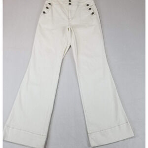 INC Denim NWT International Concepts Size 4/27 White Sailor Style Jeans Trousers